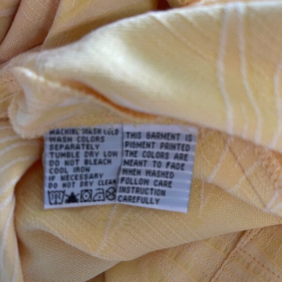 Tommy Bahama Pale Yellow Casual Shirt Size Large - Picture 7 of 7
